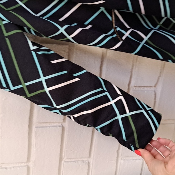 Robert Louis Black W/Blue & White Stripe Open Front Cardigan.  Size Small NWOT - Picture 3 of 9